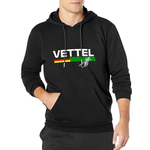 lelei Sebastian Vettel Germany Hoody Graphics Hooded Black Hooded Mens Big and Tall Pullover Hoodys Black S von lelei