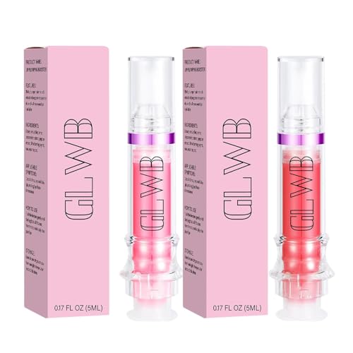 Glwb Lip Plumper | Lip Plumper Extreme Volumen | Natural Spicy Lip Plumping Booster Gloss | Ultra feuchtigkeitsspendender Lippen Booster mit Chili Extrakt für schmollende Lippen von leryveo