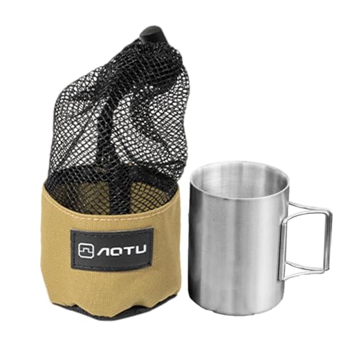 leryveo Mesh-Wasserflaschenbeutel, Kordelzug-Wasserflaschenbeutel, Wasserflaschentasche mit Kordelzug, wasserdichte Netztasche, Tragetasche für Reisen, Angeln, Wandern, Outdoor-Aktivitäten von leryveo