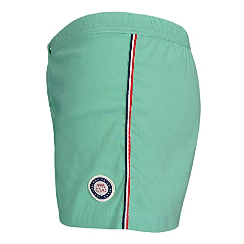 les loulous de la plage - Badeshort und Boardshort Herren kurz und eng Octave Stretch Grün Größe L 46-48 von les loulous de la plage