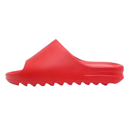 liaddkv Männer und Frauen Stepping Sense EVA Sandalen Hausschuhe Sommer Home Dicke Unterseite rutschfeste Strand Hausschuhe Herren Schuhe 46 Rot (Red, 41) von liaddkv