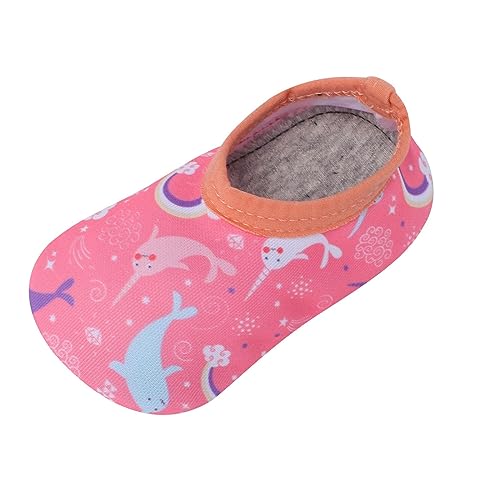 liangp Comicstrip Schwimmen Wasser rutschfeste Mädchen Schuhe Socken Baby Barefuss Kinder Baby-Schuhe Junge Baby Kleidung Sommer (Pink, 21 Toddler) von liangp