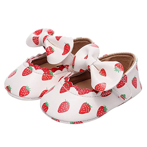 liangp Kleinkind Mädchen Einzelschuhe Rüschen Bowknot Erste Schuhe Kleinkind Sandalen Prinzessin Schuhe Baby Sportschuhe Jungen 12-18 Monate (Hot Pink, 14 Toddler) von liangp