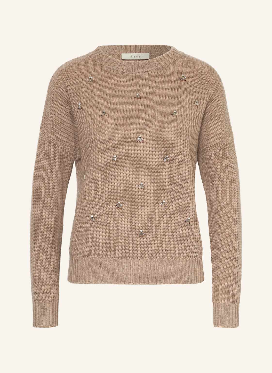 Lilienfels Pullover Mit Cashmere Und Schmucksteinen beige Lilienfels Pullover Mit Cashmere Und Schmucksteinen beige von lilienfels