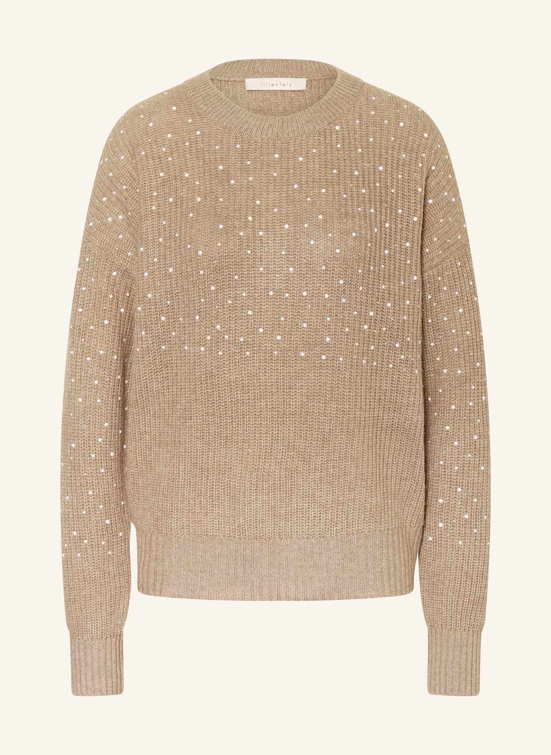 Lilienfels Pullover Mit Cashmere Und Schmucksteinen beige Lilienfels Pullover Mit Cashmere Und Schmucksteinen beige von lilienfels
