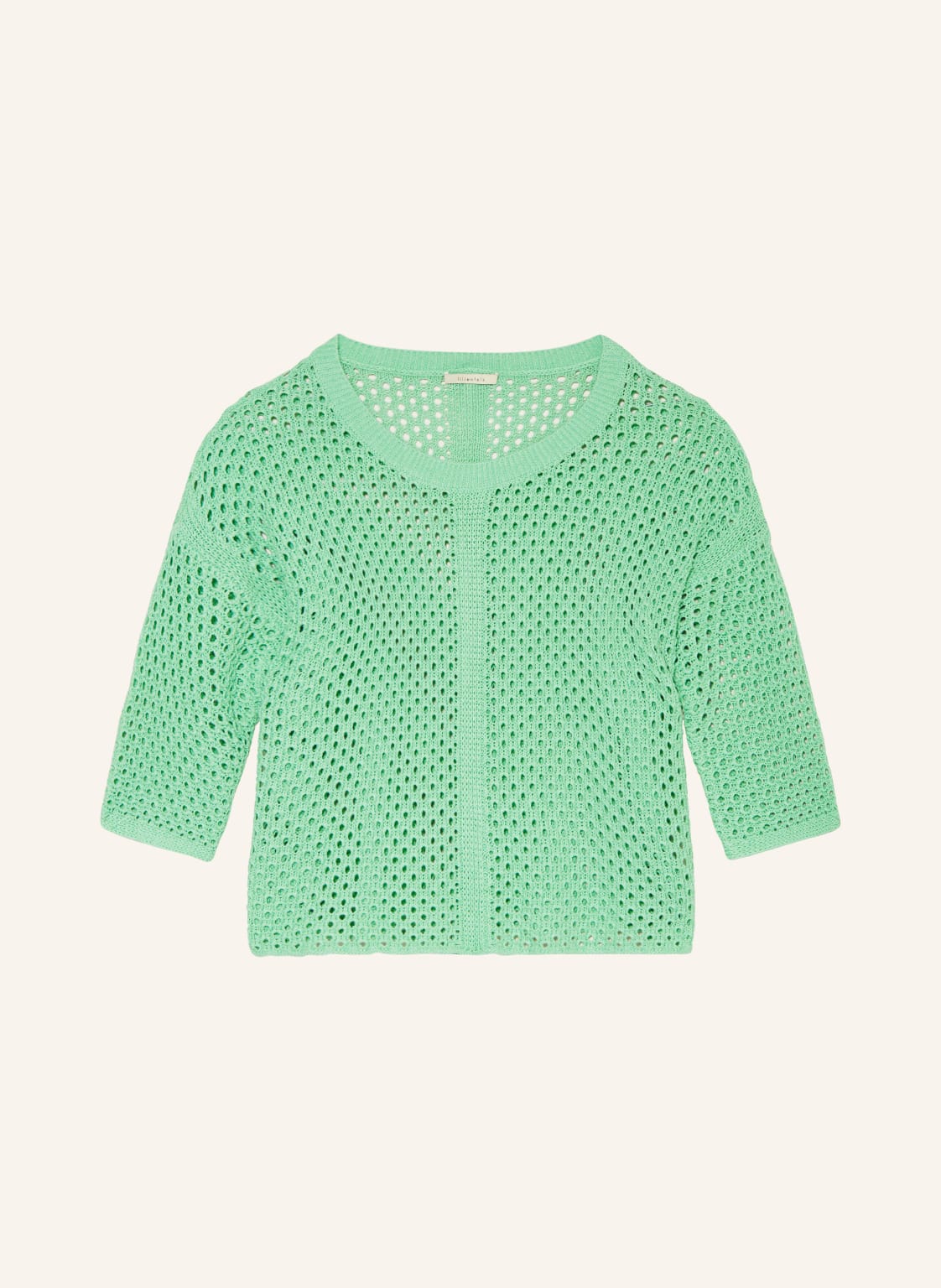 Lilienfels Strickshirt Mit Leinen gruen Lilienfels Strickshirt Mit Leinen gruen von lilienfels