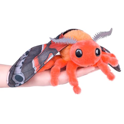 lilizzhoumax Cecropia-Motte Schlüsselanhänger Spielzeug Plüschtier Tasche Anhänger Plüsch schönes Tier niedliche und weiche Kreatives personalisiertes Geschenk für Kinder Jungen Mädchen 7” orange lilizzhoumax Cecropia-Motte Schlüsselanhänger Spielzeug Plüschtier Tasche Anhänger Plüsch schönes Tier niedliche und weiche Kreatives personalisiertes Geschenk für Kinder Jungen Mädchen 7” orange von lilizzhoumax