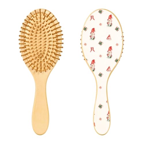 Cute Christmas Red Gnome Wooden Hair Brush Paddle Brush for Fine Hair Wood Brush for Hair Natural Wood Brush Cute Christmas Red Gnome Wooden Hair Brush Paddle Brush for Fine Hair Wood Brush for Hair Natural Wood Brush von linqin