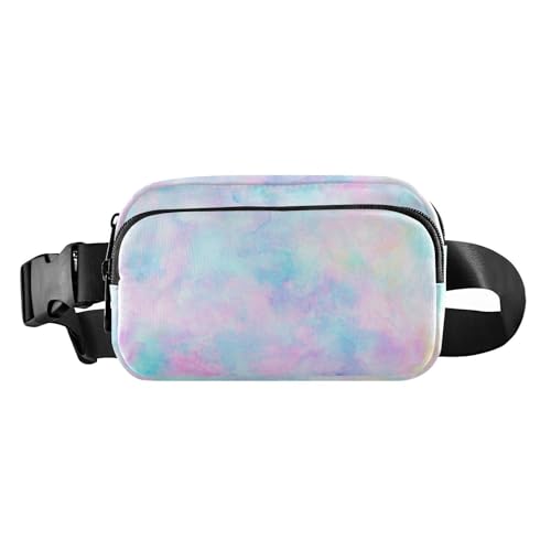 Wasserfarbene, modische Bauchtasche für Damen, Herren, Teenager, Mehrzweck-Umhängetasche mit verstellbarem Riemen für Reisen, Urlaub, Laufen, Wasserfarbe, 1 size Wasserfarbene, modische Bauchtasche für Damen, Herren, Teenager, Mehrzweck-Umhängetasche mit verstellbarem Riemen für Reisen, Urlaub, Laufen, Wasserfarbe, 1 size von linqin