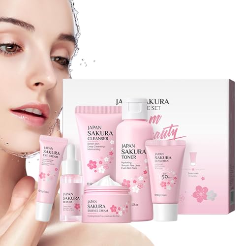 Lisutupode Gesichtsroutine Set Für Frauen,Gesichtsreinigungs Und Feuchtigkeitscreme Set,aufhellendes Komplett Hautpflegeset,6 Stück/Set,Reiniger,Toner,Essenz,Augencreme,Gesichtscreme,Sonnencreme Lisutupode Gesichtsroutine Set Für Frauen,Gesichtsreinigungs Und Feuchtigkeitscreme Set,aufhellendes Komplett Hautpflegeset,6 Stück/Set,Reiniger,Toner,Essenz,Augencreme,Gesichtscreme,Sonnencreme von lisutupode