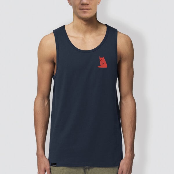 little kiwi Herren Tanktop, „Fuchs“, Navy von little kiwi