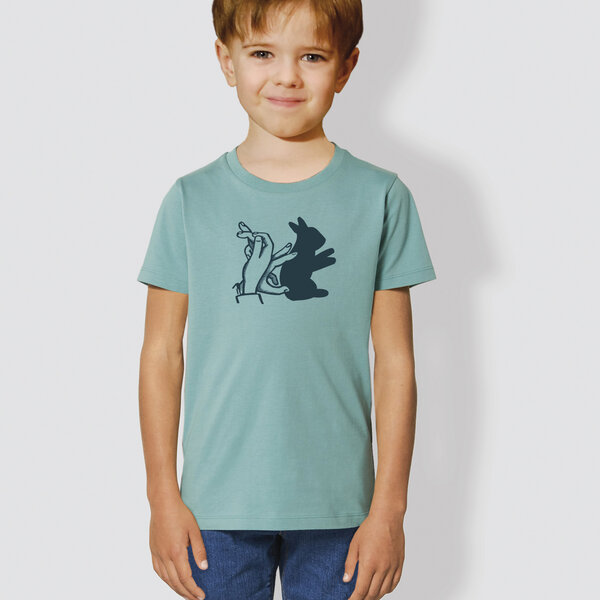 little kiwi Kinder T-Shirt, "Schattenhase" von little kiwi