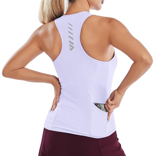 logas Sport Top Damen Atmungsaktiv Tanktop Flektierend Radtrikot äRmellos Dehnbar Shirts Für Sport,Yoga,Laufen Tank Sommer Taschen Lila XS logas Sport Top Damen Atmungsaktiv Tanktop Flektierend Radtrikot äRmellos Dehnbar Shirts Für Sport,Yoga,Laufen Tank Sommer Taschen Lila XS von Lo.gas