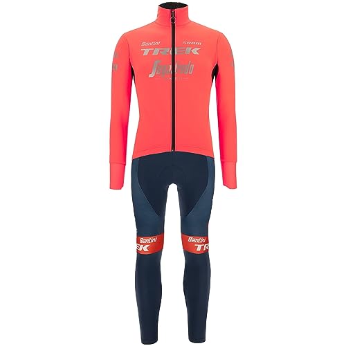 louizumify Performance Herren Radtrikot Langarm mit 3 Taschen - Reflektierendes Feuchtigkeitsableitendes Material von louizumify