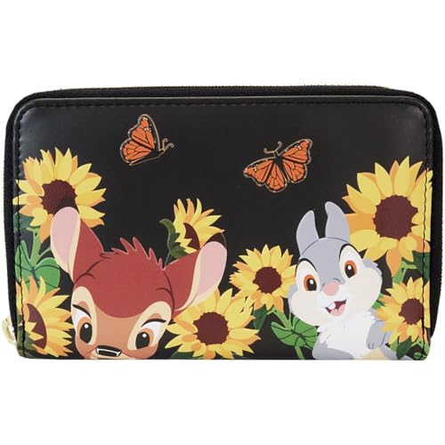 loungefly Disney by Porte-monnaie Sonnenblumenfreunde, Schwarz von loungefly