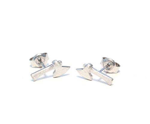 Axt Ohrstecker in 925/- Sterling Silber von loveyourdiamonds