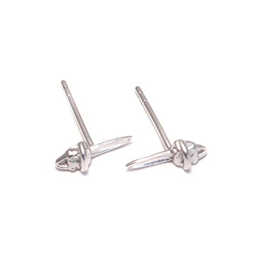 Motorsäge Ohrstecker aus 925 Sterling Silber von loveyourdiamonds