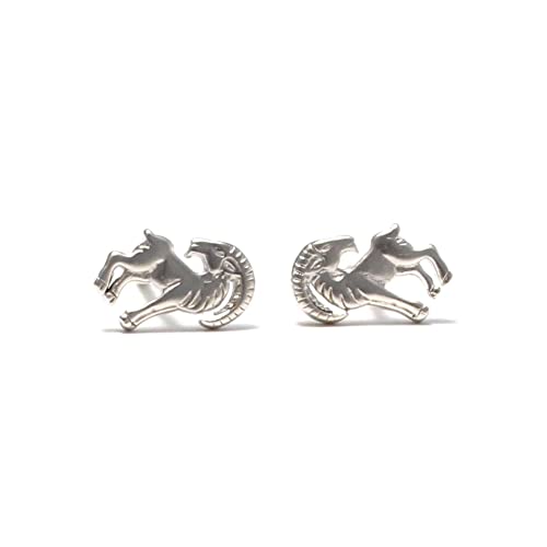 Steinbock Ohrstecker aus 925 Sterling Silber von loveyourdiamonds