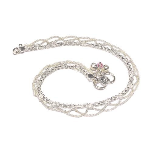 loveyourdiamonds Sonnenblumen Fußkettchen aus 925 Sterling Silber von loveyourdiamonds