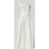 Luxuar Knielanges Brautkleid mit Wasserfall-Ausschnitt in Offwhite, Größe 38 Luxuar Knielanges Brautkleid mit Wasserfall-Ausschnitt in Offwhite, Größe 38 von luxuar