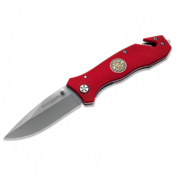 Magnum - Fire Brigade - Messer Gr Klinge 8,5 cm rot von magnum