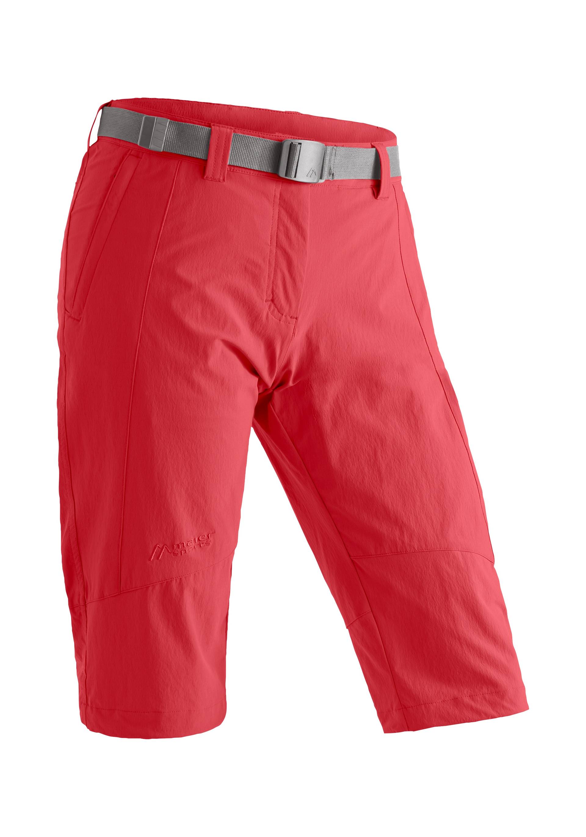 Maier Sports Caprihose "Kluane", Damen Shorts, kurze Wanderhose, Outdoorhose mit 2 Taschen, Regular Fit von maier sports