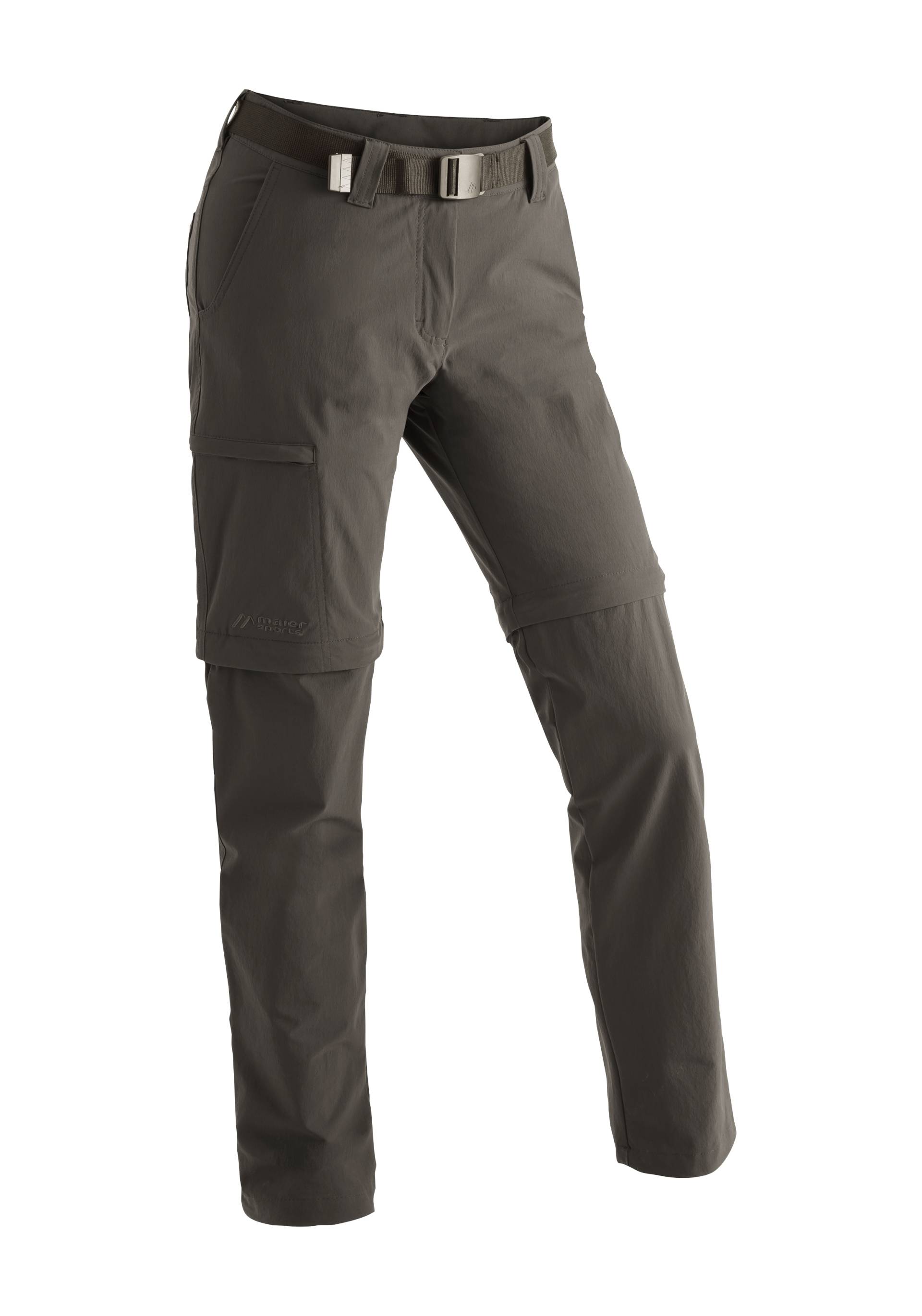 Maier Sports Funktionshose "Inara slim zip", Damen Wanderhose, zipp-off Outdoor-Hose, 4 Taschen, Slim Fit von maier sports