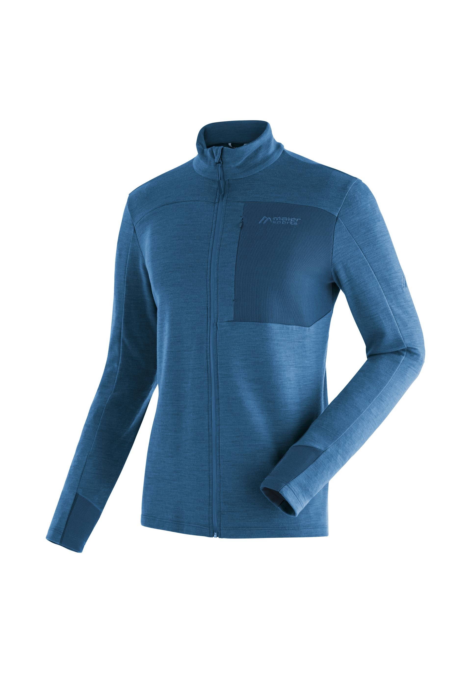 Maier Sports Funktionsshirt "Skutvik M", Midlayer-Jacke für Herren, ideal für Ski-Touren von maier sports