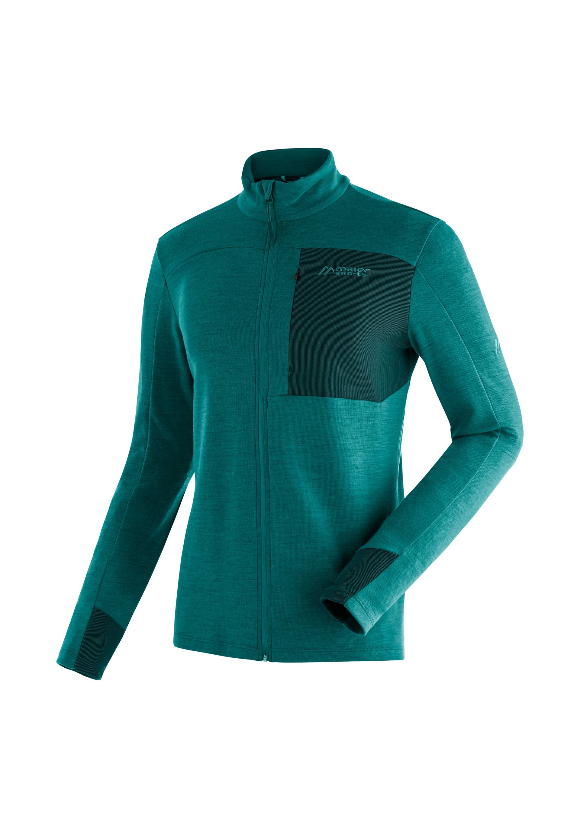 Maier Sports Funktionsshirt "Skutvik M", Midlayer-Jacke für Herren, ideal für Ski-Touren von maier sports