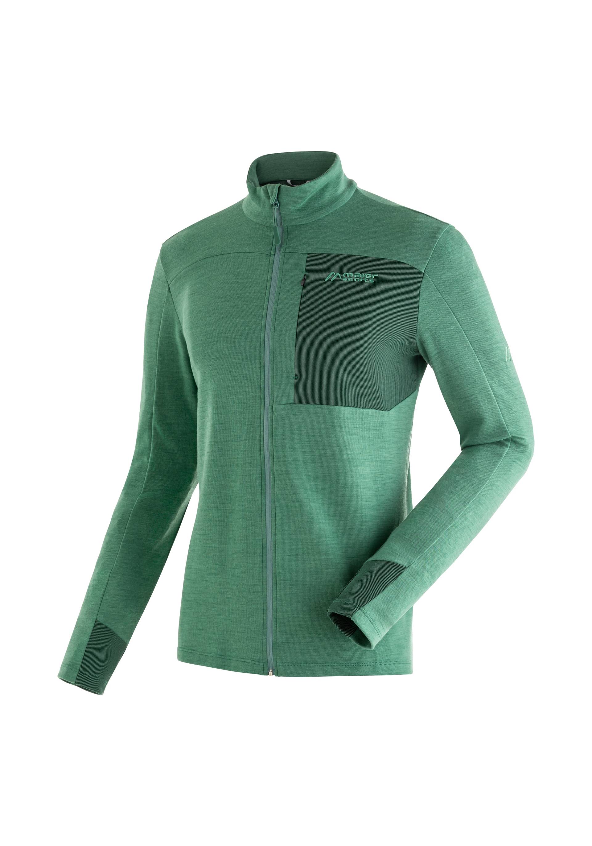 Maier Sports Funktionsshirt "Skutvik M", Midlayer-Jacke für Herren, ideal für Ski-Touren von maier sports