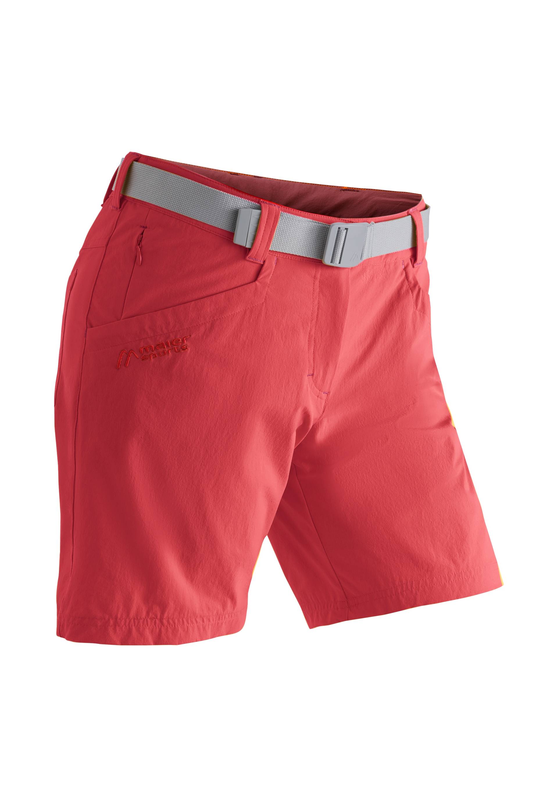 Maier Sports Funktionsshorts "Lulaka Shorts", Damen Shorts, kurze Wanderhose, Outdoorhose mit 4 Taschen, Regular Fit von maier sports