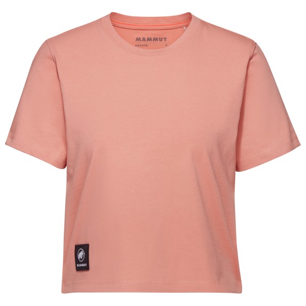 Mammut - Women's Massone T-Shirt Cropped Patch Gr L;M;S;XL;XS rosa;schwarz;weiß von mammut