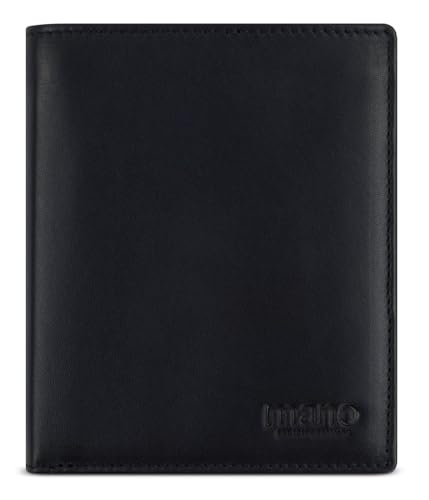 mano Don Andrea RFID Coin Wallet with Flap Black von mano