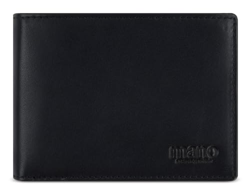 mano Don Andrea RFID Coinwallet with Flap Black von mano