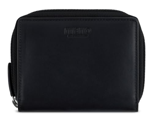 mano Don Andrea RFID Lady Zip Wallet Black von mano