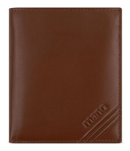 mano Don Antonio RFID Coin Wallet Cognac von mano