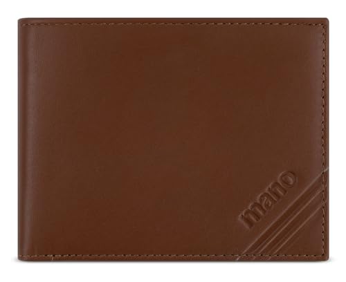 mano Don Antonio RFID Coin Wallet Cognac von mano