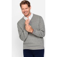 Witt Herren Strickpullover, grau-meliert von marco donati