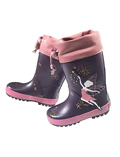 maximo Mädchen Gummistiefel, Kindergummistiefel, cosmos/rotdorn, Motiv fairy magic, patch, Reflex 3M, Futter, Stulpe (eu_footwear_size_system, little_kid, numeric, medium, numeric_29) von maximo