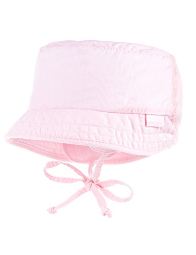 maximo Baby-Mädchen Hütchen mit Jerseyeinsatz Sonnenhut, Rosa (Zartrosa 30), 43 von maximo