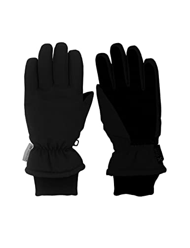 maximo Thermo Fingerhandschuhe Strickbündchen black Gr 6 (11-12 Jahre) 18103-349500 von maximo