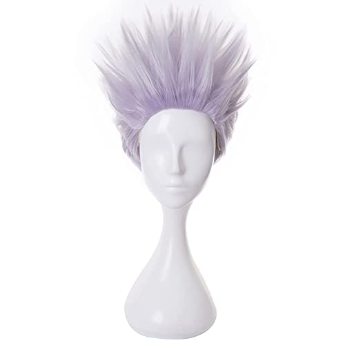 Anime-Perücke Cosplay-Perücke Silber grau kurzes Haar für Halloween, Party, Karneval, Nachtleben, Konzerte, Hochzeiten Anime-Perücke Cosplay-Perücke Silber grau kurzes Haar für Halloween, Party, Karneval, Nachtleben, Konzerte, Hochzeiten von maysuwell