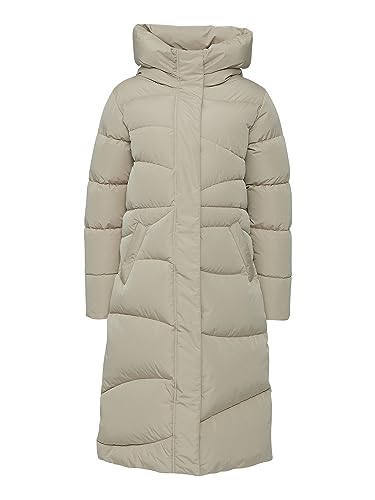 mazine Damen Langmantel Wanda Coat - light taupe - Größe XS von mazine