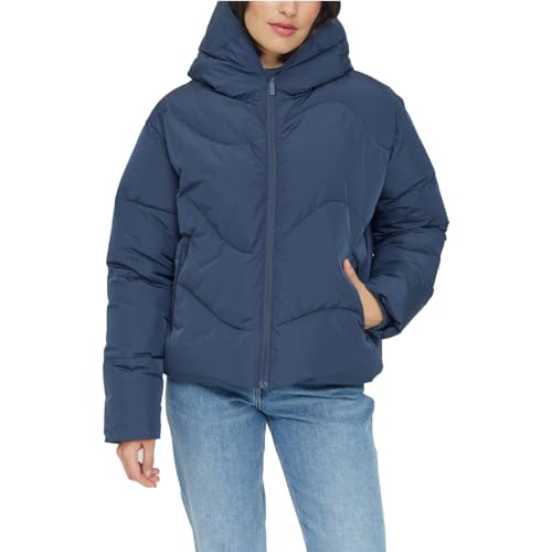 mazine Damen Winterjacke Dana Puffer Jacket - night blue - Größe M von mazine