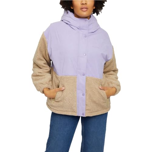 mazine Damen Winterjacke Laine Jacket - purple haze/light taupe - Größe L von mazine