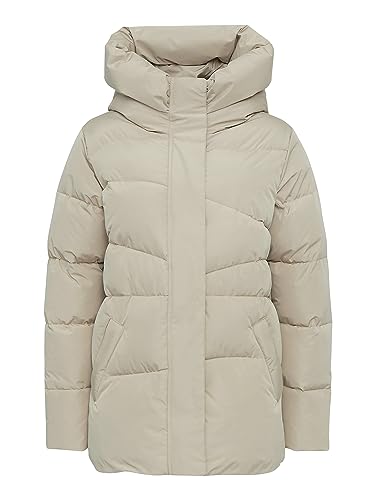 mazine Damen Winterjacke Wanda Jacket - light taupe - Größe XS von mazine