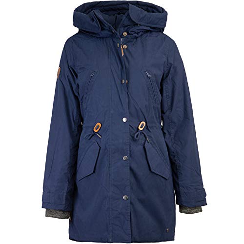 mazine Edison Women Parka Winterjacke (L, navy) von mazine