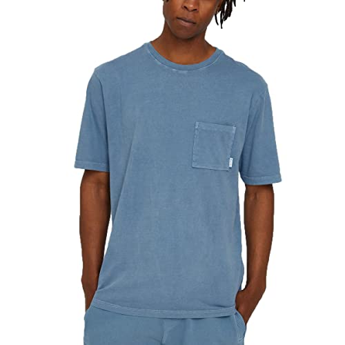 mazine Herren T-Shirt Burwood Pocket T, Größe:XL, Farben:Natural Blue von mazine