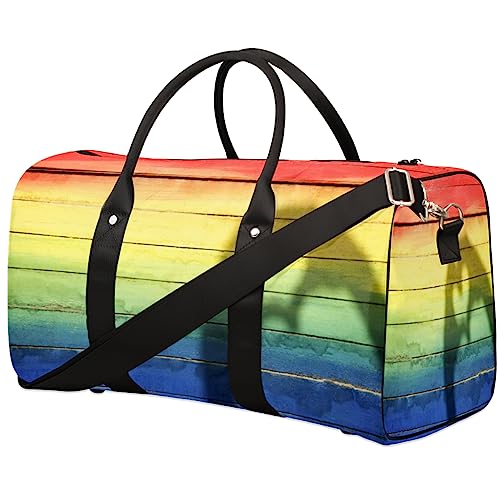 Lgbt Love Reisetasche Faltbare Sporttasche Turnbeutel Weekender Tasche Workout Tasche Übernachtung Schultertasche Handgepäck Griff Tasche für Damen Herren, metallisch von meathur