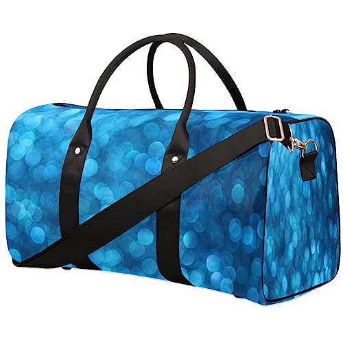 Sea Ocean Bubbles Reisetasche Faltbare Sporttasche Turnbeutel Weekender Bag Workout Tasche Übernachtung Schultertasche Handgepäck Griff Tasche für Frauen Herren, metallisch von meathur